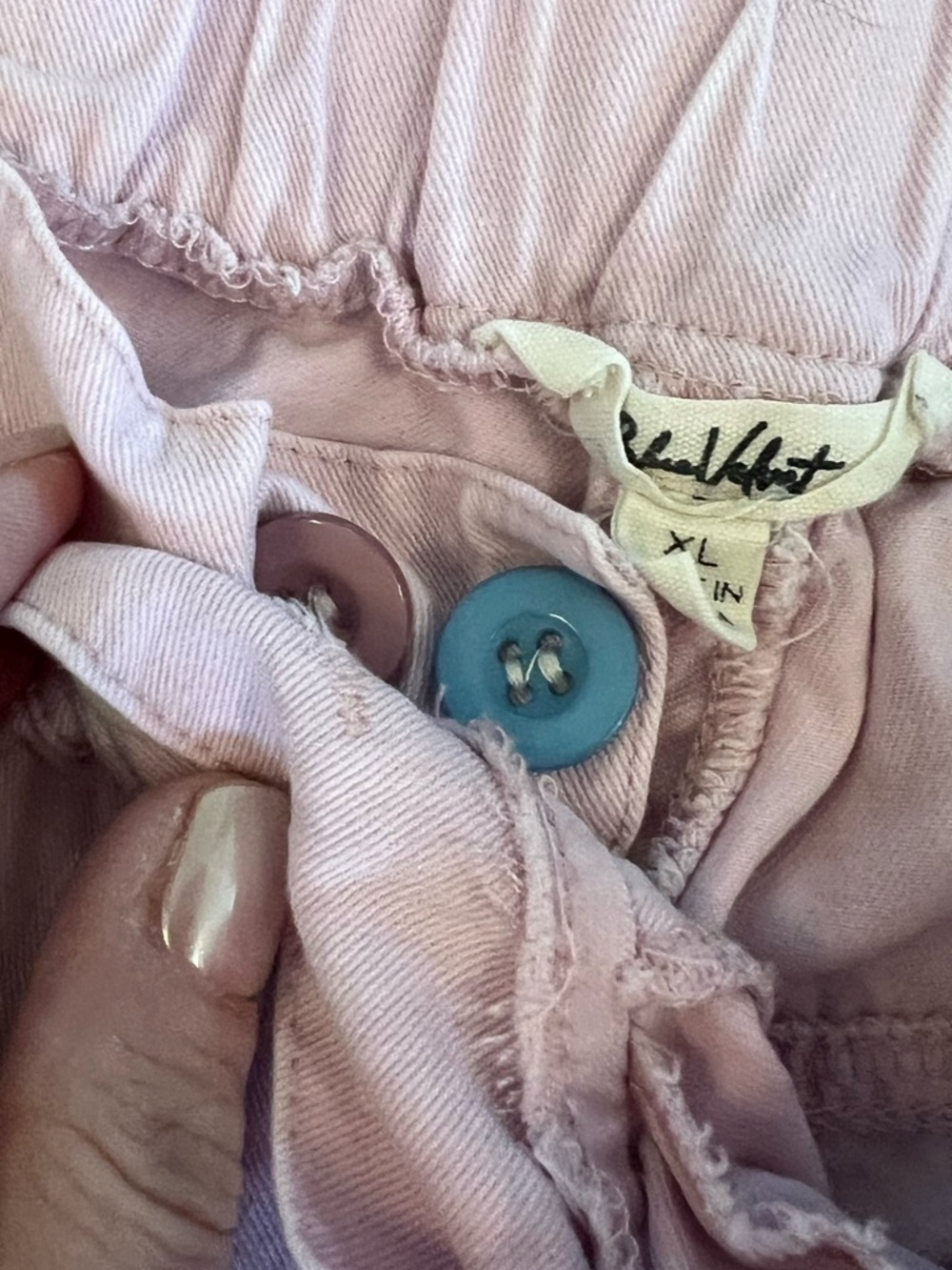 Bluevelvet Pink Patchwork Lightweight Denim - Picture 7 of 8